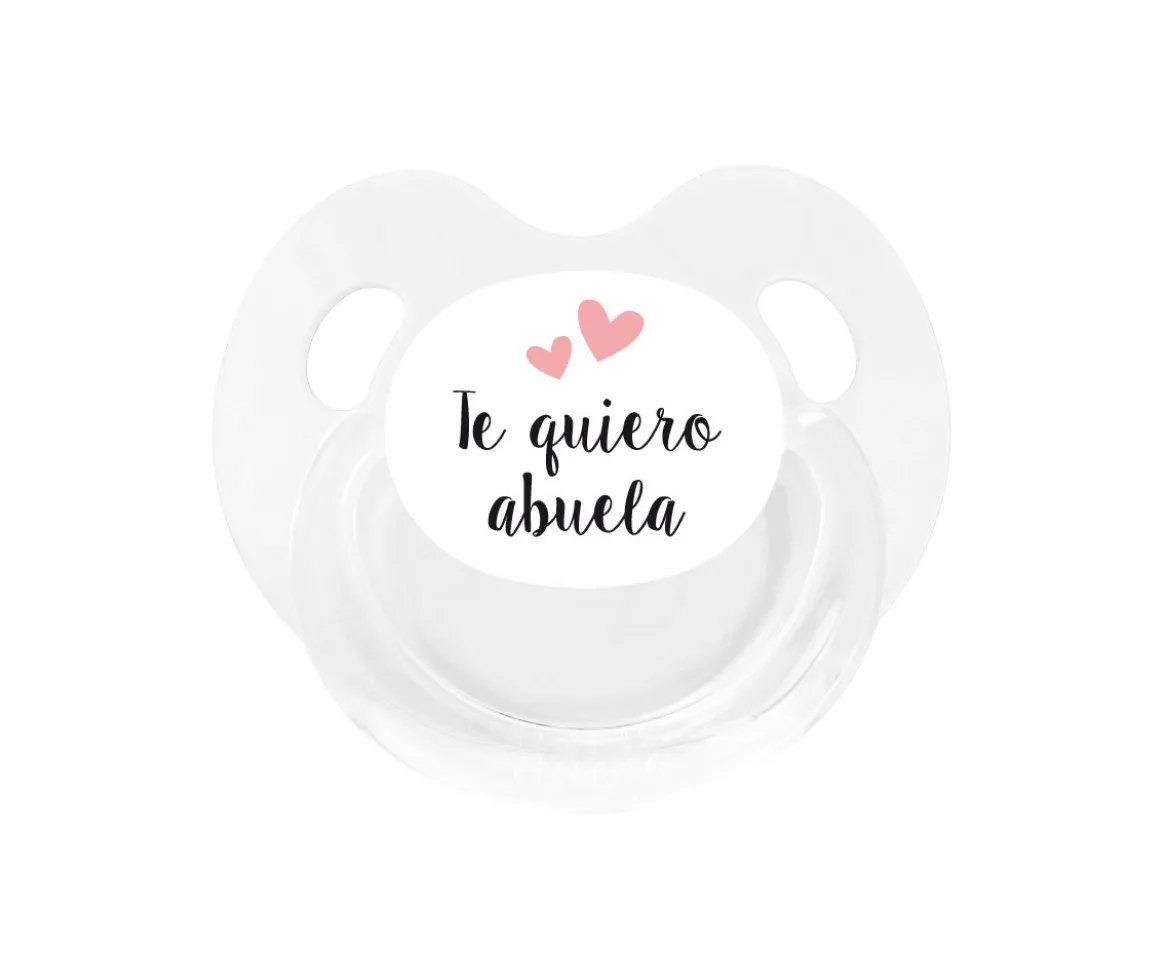 Chupete Retro Blanco Te quiero abuela