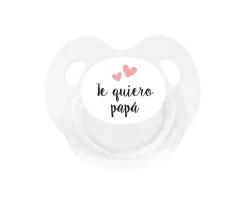 Chupete Retro Blanco Te quiero papá