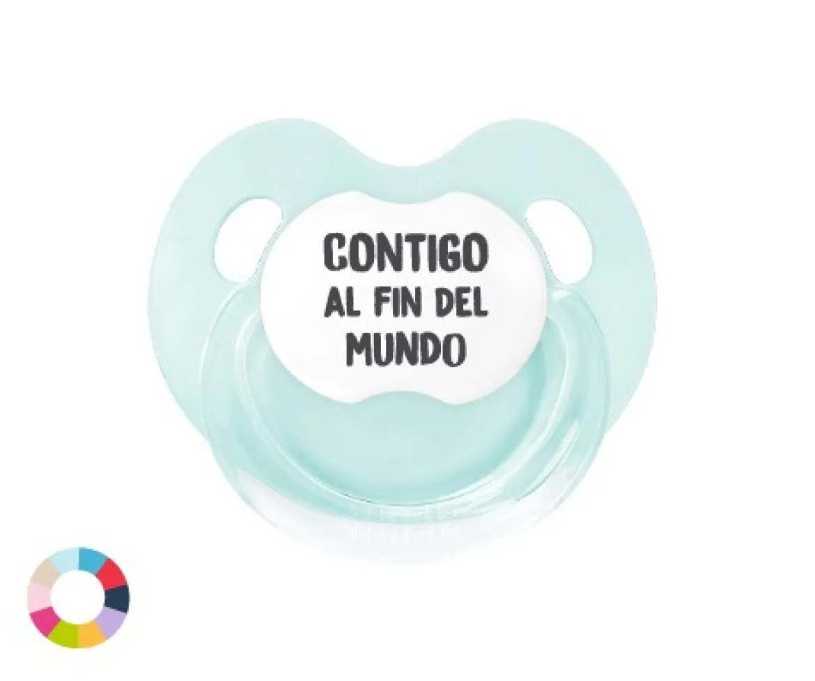 Chupete Retro Contigo al fin del mundo