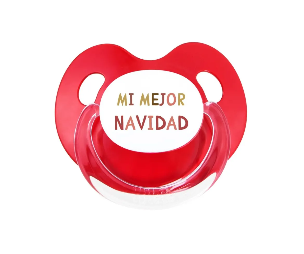 Chupete Retro Rojo Mi mejor Navidad