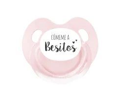 Chupete Retro Rosa Cómeme a Besitos