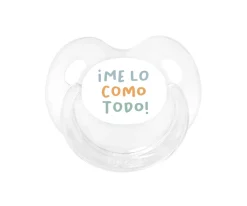 Chupete Retro Transparente ¡Me lo como todo!
