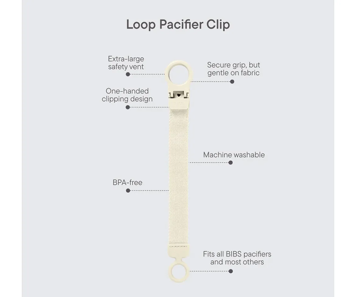 Chupetero BIBS Loop Cip Blush