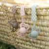 Chupetero BIBS Trenzado Blush/Ivory