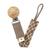 Chupetero BIBS Trenzado Dark Oak/vanilla