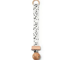 Chupetero Clip Madera Dalmatian Dots