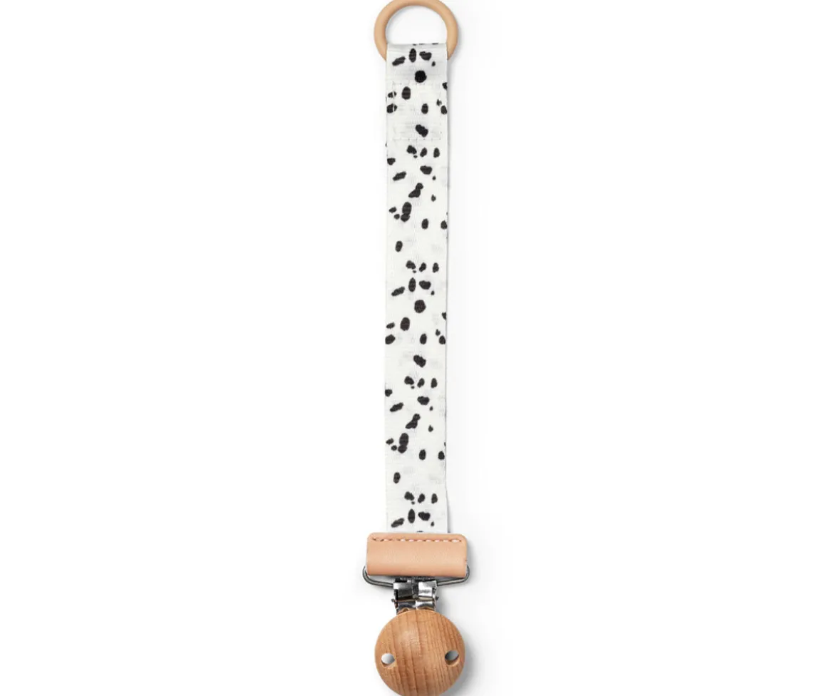 Chupetero Clip Madera Dalmatian Dots