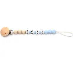 Chupetero Silicona Personalizado Eco Azul