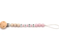 Chupetero Silicona Personalizado Eco Pink