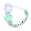 Chupetero Silicona Personalizado Prince Sweet Mint