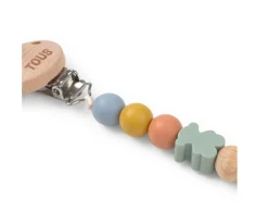 Chupetero TOUS Baby de Silicona y Madera Multi