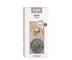 2 Chupetes BIBS Boheme Vanilla/Pine