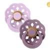 2 Chupetes BIBS Boheme Violet Sky/Mauve