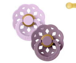 2 Chupetes BIBS Boheme Violet Sky/Mauve