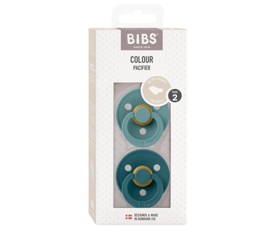 2 Chupetes BIBS Colour Anatómica Island Sea/Forest Lake