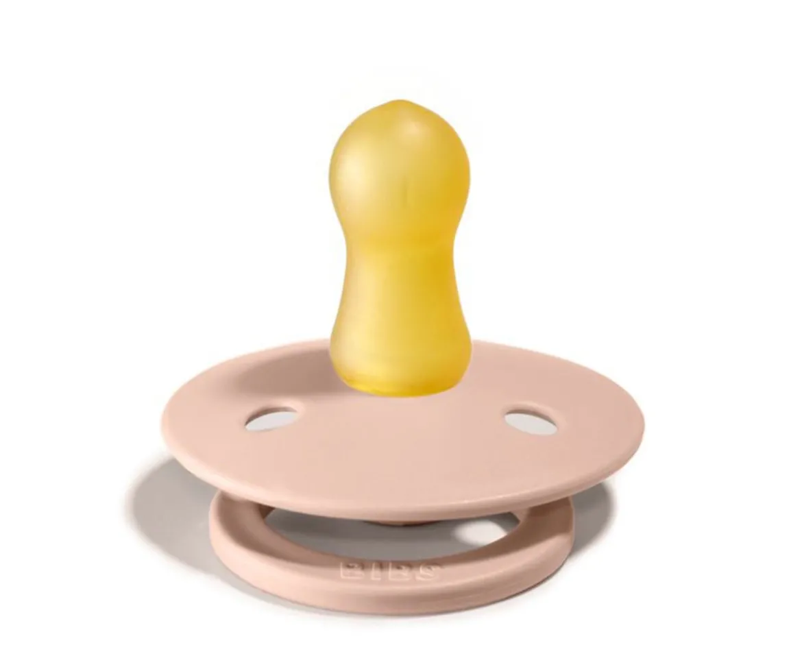 2 Chupetes BIBS Colour Round Blush/Woodchuck