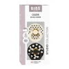 2 Chupetes BIBS Colour Round Polka Ivory/Black