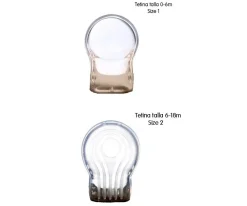 2 Chupetes BIBS Couture Desert Sand/Sunshine Silicona