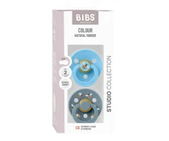 2 Chupetes BIBS Studio Colour Round Bumblebee Breeze Mix