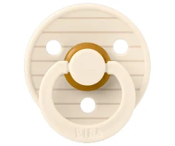 2 Chupetes BIBS Studio Colour Round Pin Ivory Vanilla Mix