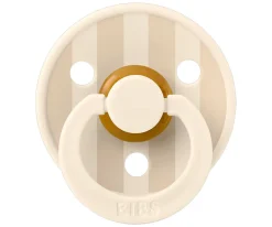 2 Chupetes BIBS Studio Colour Round Pin Ivory Vanilla Mix