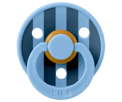 2 Chupetes BIBS Studio Colour Round Pin Sky Blue Mix