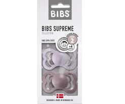 2 Chupetes BIBS Supreme Heather/Dusky Lilac Látex