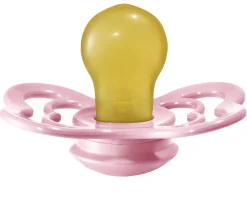2 Chupetes BIBS Supreme Ivory/Baby Pink Látex