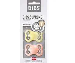 2 Chupetes BIBS Supreme Sunset/Sunshine Látex