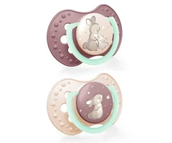 2 Chupetes LOVI Day&Night Rosa
