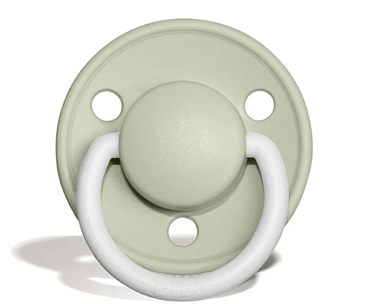 2 Chupetes Nocturnos BIBS De Lux Sage/Cloud