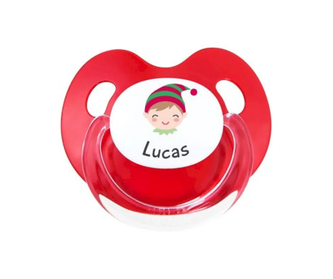Chupetes Personalizados Retro Duende Reno Niño
