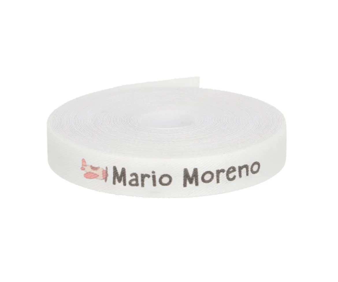 Cinta Marca Prendas Personalizada Avioneta