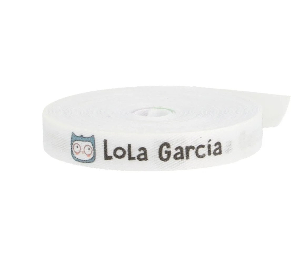 Cinta Marca Prendas Personalizada Búho