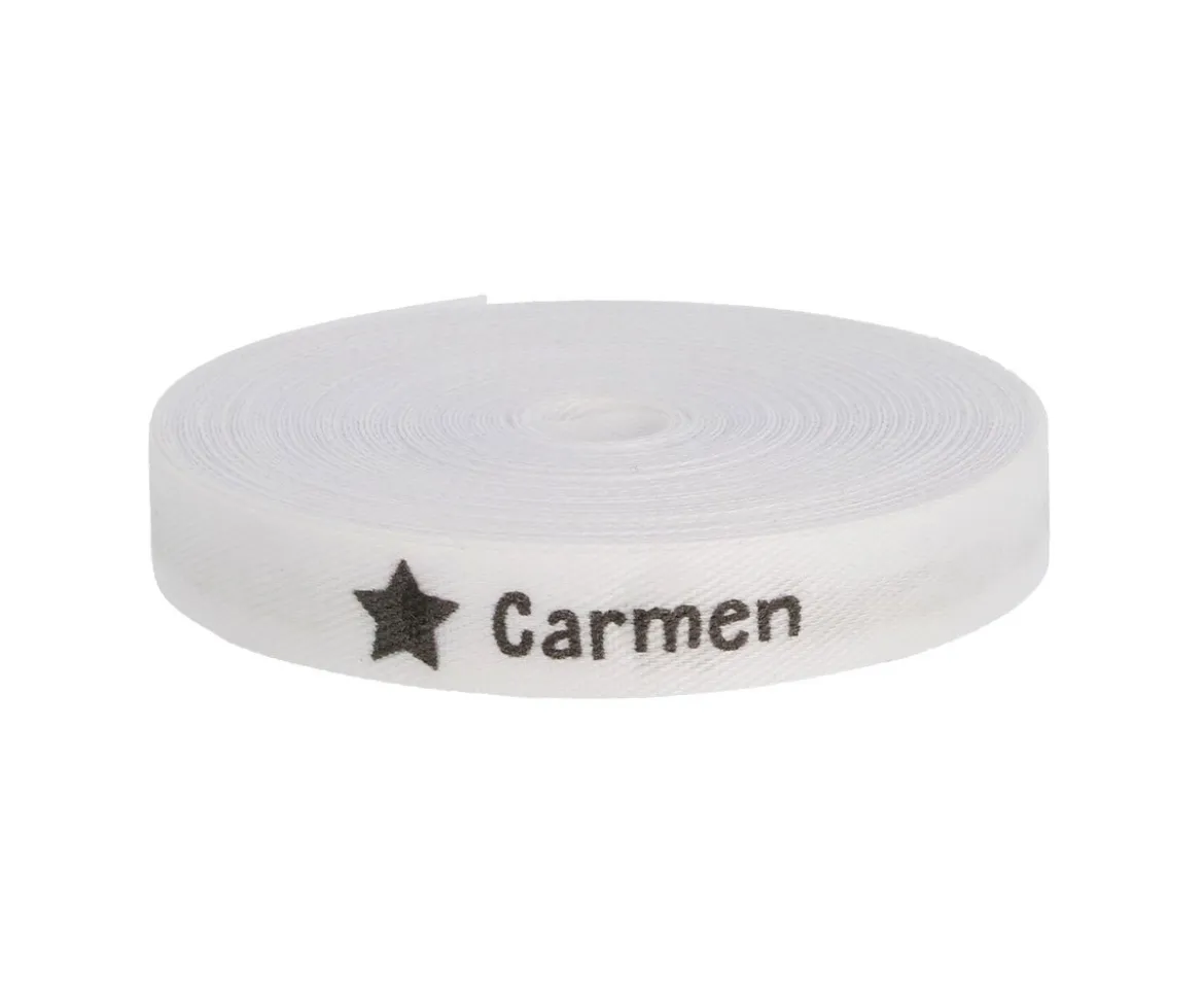 Cinta Marca Prendas Personalizada Estrella Ref.02