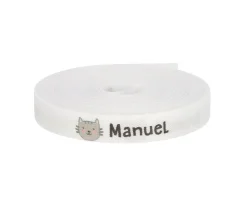 Cinta Marca Prendas Personalizada Gato
