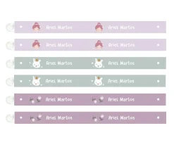 6 Cintas para Colgar Ropa Ballet Personalizables