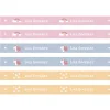 6 Cintas para Colgar Ropa Magical Unicorn Personalizables