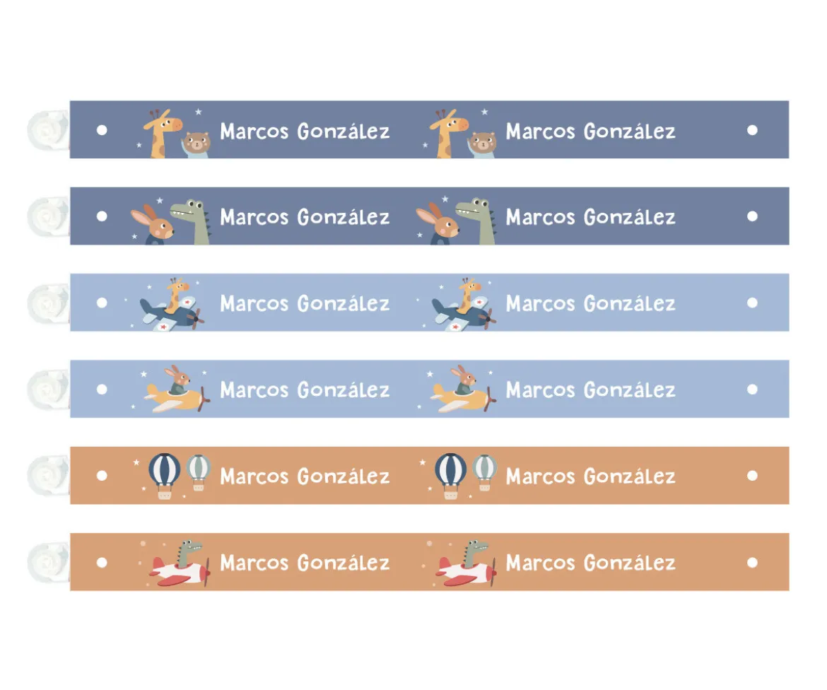 6 Cintas para Colgar Ropa Planes Personalizables