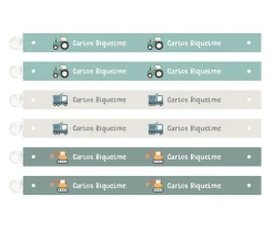 6 Cintas para Colgar Ropa Trucks Personalizables