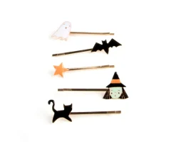 10 Clip de Pelo Esmaltadas Halloween