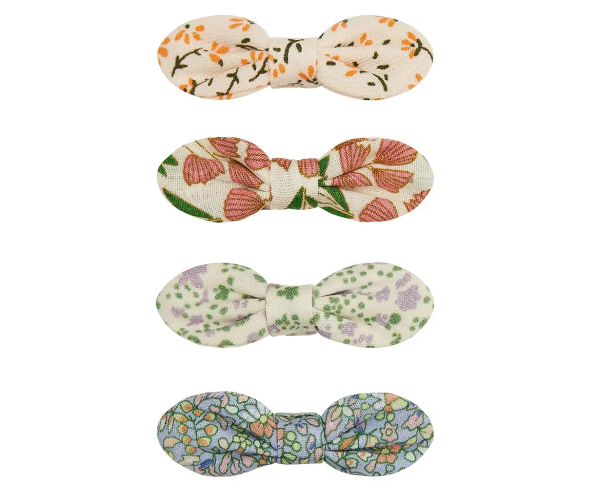 4 Clips de Lazos Flora