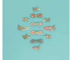 4 Clips de Lazos Flora