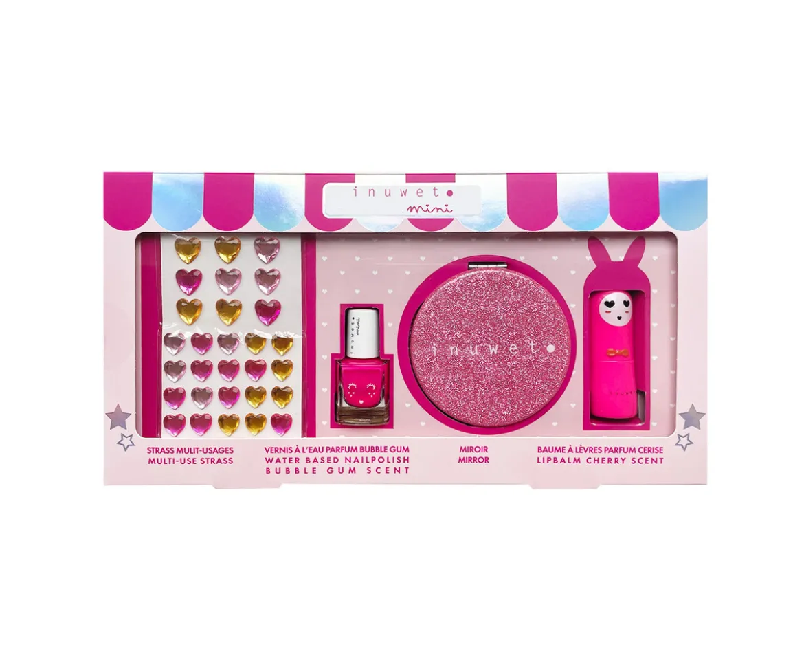 Cofre Glitter Rosa Cerza y Fresa