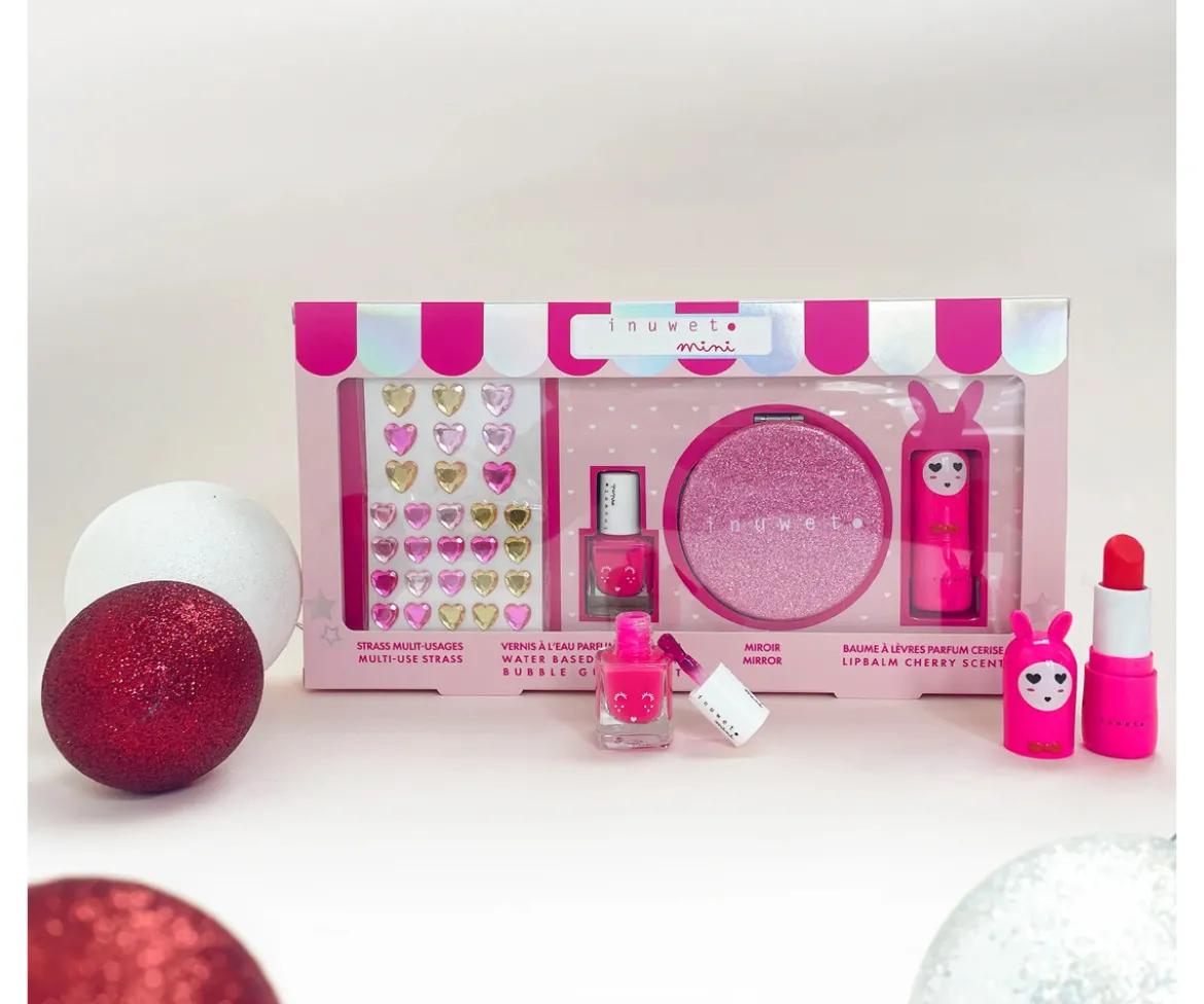 Cofre Glitter Rosa Cerza y Fresa