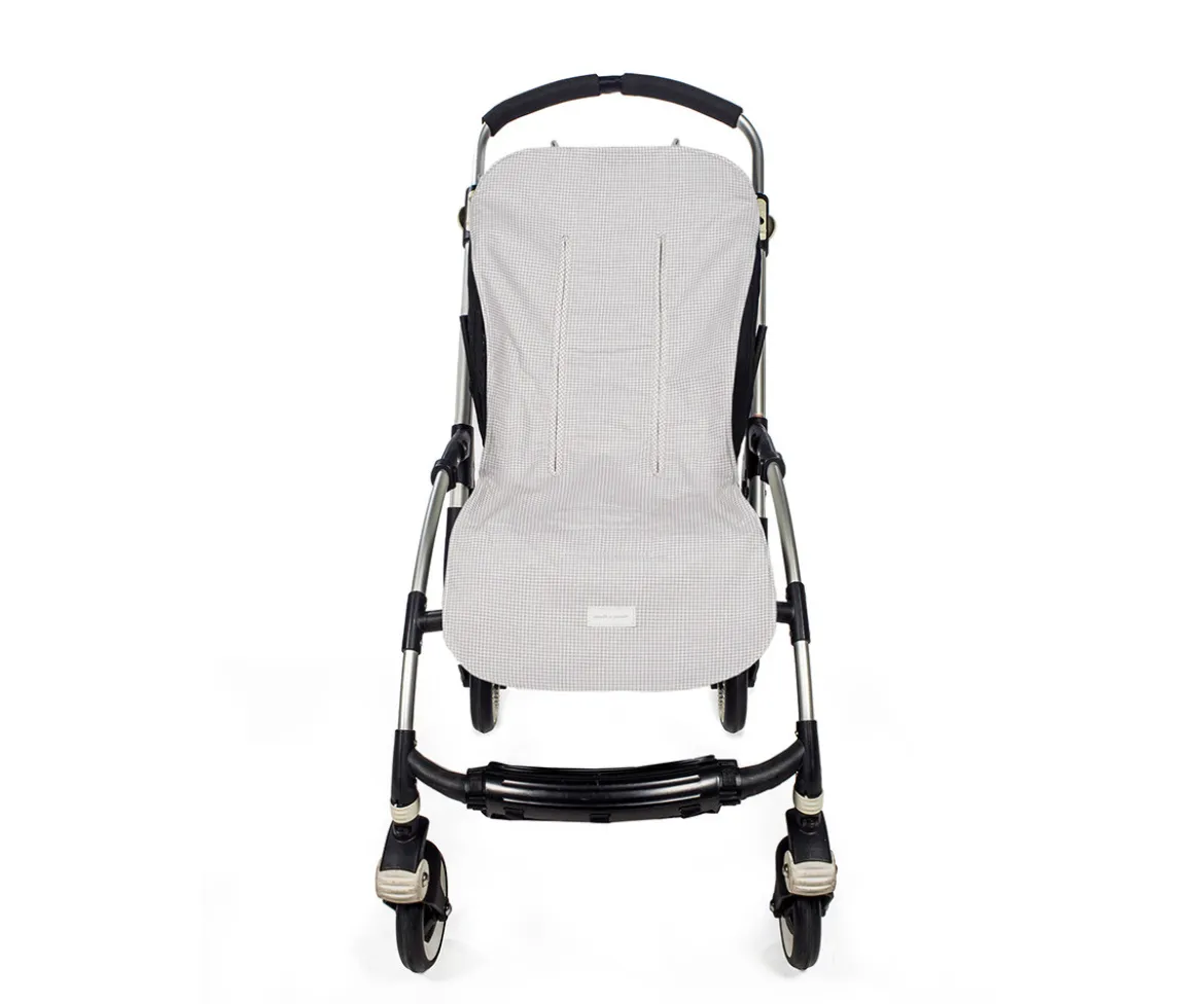 Colchonet Silla de Paseo Little Bloom Vichy Gris