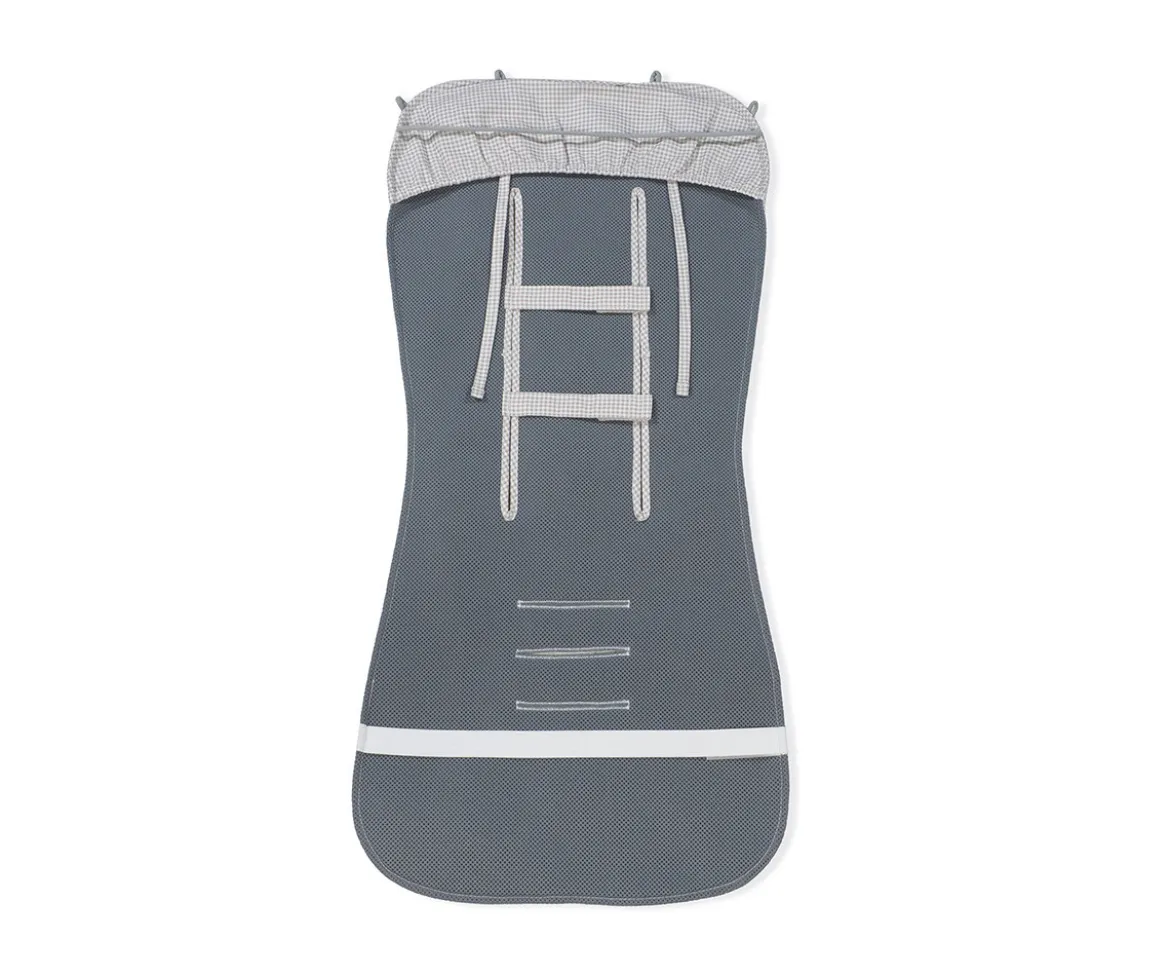 Colchonet Silla de Paseo Little Bloom Vichy Gris