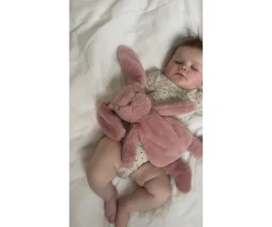 Conejito de Peluche Houston con Peso Rosa Personalizable