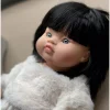 Conjunto Kaya para Muñeco Gordis con Jersey de Pelo Sintético y Tutú Blanco