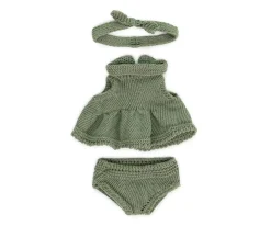 Conjunto Punto Vestido y Diadema 21 cm